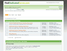 Tablet Screenshot of forum.finddedicatedserver.com