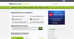 Desktop Screenshot of finddedicatedserver.com